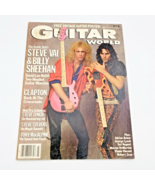 Guitar World: March 1987 Steve Vai &amp; Billy Sheehan w/ Poster Vintage Roc... - $27.87 CAD