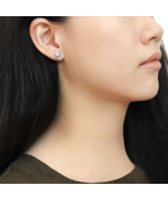 DA071 - High polished (no plating) Stainless Steel Earrings with AAA Gra... - €23,83 EUR