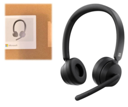 Microsoft Wireless Headset, On-Ear Headphones w/Noise-Reducing Microphone - £78.34 GBP