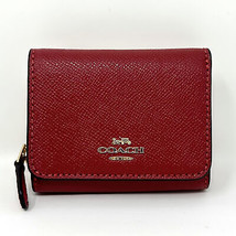 NWT Coach Small Trifold Leather or Signature Wallets - £67.94 GBP