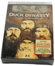 Duck Dynasty: Seasons 1-3 Collectors Set w/Bandana(DVD, 2013, 8-Disc Set) SEALED - £15.63 GBP