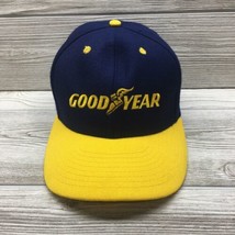 Good Year Tires Baseball Cap Blue Yellow Swingster Snapback Excellent Co... - $9.89