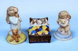 Royal Doulton Bunnykins SleepyTime DB015 BedTime DB55 GoodNight DB157 Lo... - $108.89