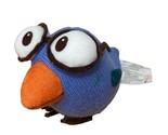 2007 Starbucks Coffee Stuffed Bird With Glasses Plush With Tags  Blue 6 in  - $13.33