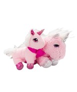 Pink Unicorn Plush Set Aurora Dan Dee Sparkle Stuffed Animal - £7.38 GBP