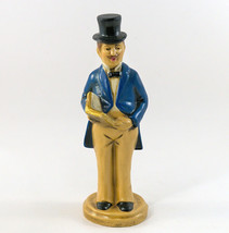 A Fine Quality Christmas Caroler Figurine 7.5&quot; Ceramic Vintage Japan - £11.98 GBP
