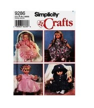 Simplicity Sewing Pattern 9286 Doll Clothes 12&quot; to 22&quot; - £7.07 GBP