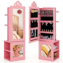 3-in-1 Freestanding Kids Jewelry Cabinet Armoire with Full Length Mirror... - $2,997.35 MXN
