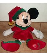 mickey mouse stuffed animal santa outfit from 2002 - £17.26 GBP