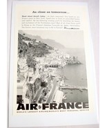 1959 Ad Air France As Close As Tomorrow, World&#39;s Largest Airline - $10.83 CAD