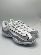 Nike Alpha Huarache Elite 4 Low Grey Baseball Cleats FD2745-104 Men&#39;s Size 12 - £54.95 GBP