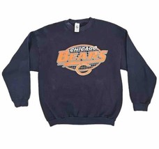 Logo 7 Chicago Bears Sweatshirt Blue Crewneck XL Football NFL 80s Vtg - $29.65