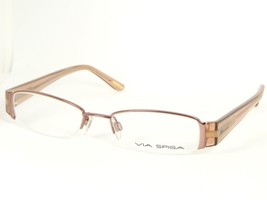 New Via Spiga Saronno 600 Wheat Eyeglasses Glasses Metal Frame 49-17-140mm - £20.73 GBP