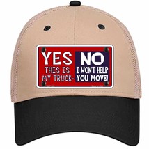 Yes This Is My Truck Novelty Khaki Mesh License Plate Hat - £22.90 GBP