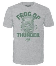 Funko Pop! Tees Marvel Studios Loki Frog Of Thunder Short Sleeve T Shirt XL New - £14.14 GBP