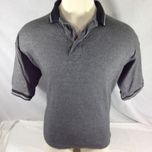KC Sport Men&#39;s Black and Gray Polo Size Large - £11.98 GBP