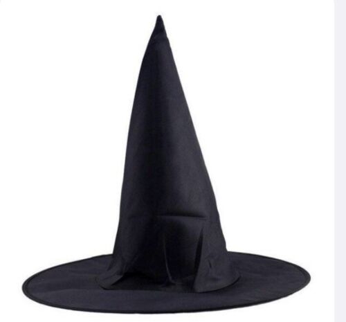 Gift Cosplay Props Decor Wizard Cap Halloween Witch Hat Black Costume He... - $25.62