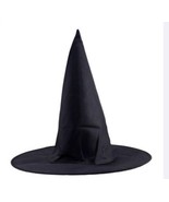 Gift Cosplay Props Decor Wizard Cap Halloween Witch Hat Black Costume He... - £19.78 GBP