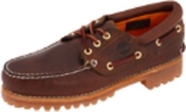 Timberland Men&#39;s 3-Eye Lug Handsewn Loafers-Shoes, Brown, 7.5 - £142.54 GBP