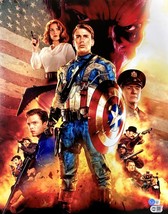 Chris Evans Signed 16x20 Captain America Collage Photo BAS AD56527 - £455.02 GBP