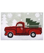 Holiday Truck Bath Mat Absorbent Cotton Rug - $76.22