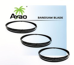 Ayao Pack Of 3 Bandsaw Blades 62 Inch X 1/4 Inch X 14Tpi For Ryobi, Powe... - £24.45 GBP