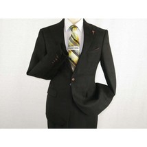 Men Wessi by J.Valintin Turkey Flannel Jacket Peak Lapel One Button 10-0... - $99.99