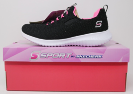 S Sport Skechers ADA Slip-On Sneakers Girls Sneakers Black Size 13 New w... - $24.26