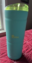 Bubba 24 oz TEAL Travel Tumbler Stainless Steel Clear Yellow Lid - Pre-o... - $11.64