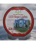 18&#39; LED Rope Light Blue Cool White Indoor/Outdoor Christmas Tube Lights ... - $24.10 CAD