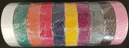 PVC Vinyl Electrical Tapes ¾” X 66’ OSHA Colors 1 Roll/Pk, Select: Color - £2.38 GBP