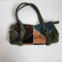 Patchwork Purse Colorful Bag Small Handbag Multicolor CUTE 12&quot; x 6&quot; x 3&quot; - £7.56 GBP