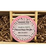 Shea Butter Glycerin “Raspberry Vanilla” Soap &amp; Shave Bar - $8.00