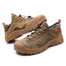 Work Shoes Steel Toe Cap Anti-smash Anti-puncture Four Seasons Lightweight Breat - $79.14