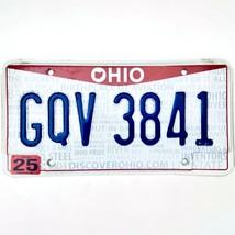  United States Ohio Franklin County Passenger License Plate GQV 3841 - $16.82