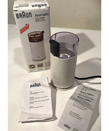 BRAUN KSM 2 Aromatic Coffee Grinder 2.5oz 12 cups w\ Orig Box &amp; 2 Docume... - £26.25 GBP