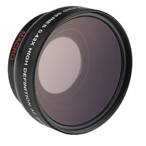 Opteka 0.43x Wide Angle Macro Lens for Canon EF 50mm f/1.8, Canon EF-M 15-45mm - £54.68 GBP