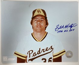 Butch Metzger Signed Autographed &#39;1976 NL ROY&#39; Glossy 8x10 Photo - COA/HOLO - Sa - £5.39 GBP