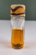 Vintage Faberge TIGRESS Cologne Splash 1/2 fl oz Tiger Fur Top Rare Bott... - $23.76