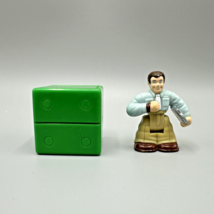 Fisher Price GeoTrax Replacement Green Box / Crate &amp; Business Guy Accessories - £6.29 GBP