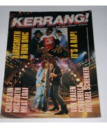 Aerosmith Run DMC Kerrang! Magazine Vintage 1986 Van Halen Meat Loaf Meg... - £19.69 GBP