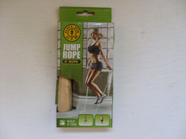 Jump Rope  Fitness Boxing Crossfit Heart wood handles Golds Gym  Christmas - £7.19 GBP