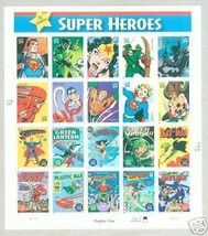 2006 Dc Comics Super Heroes Stamps - Full Pane Of 20 - 39 Cent Stamps - £18.73 GBP