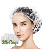 Disposable Travel Hotel Home Shower Bathing Clear Hair Elastic Caps Hats... - $10.35