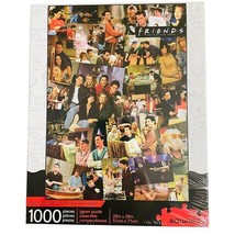 Friends The TV Series 1000 Piece Puzzle Collage Aquarius New and Sealed - $9.90