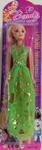 Barbie(R) LOOK-A-LIKE Doll: Beauty Vogue Girl Green DRESS/GOLD Free Ship Us! New - £7.91 GBP