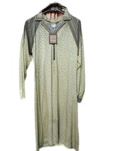 Dress Light Beige Size 48 Fantasy Microfibre Real Vintage Les Lunis - £58.92 GBP