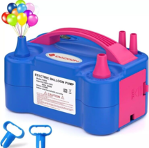 IDAODAN Electric Balloon Pump, Portable Blower Machine Blue - $9.78