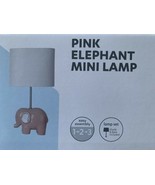20in. Pink Elephant Ceramic Table Lamp - £110.78 GBP