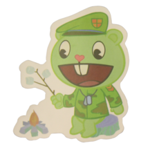 Flippy Toasting Marshmallows Camp Fire Happy Tree Friends Sticker - $2.96